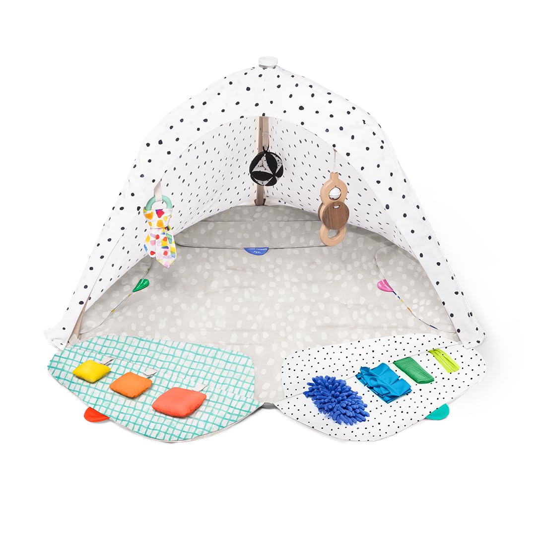 Lovevery Play Gym and Sensory Strands Bundle, Stage-Based Developmental Activity Gym for a Whole Year of Play Baby to Toddler Including Play Guide, Ages 0+ Months