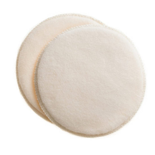 Merino Wool Nursing Pads, Style Softline, Regular Thickness, Size Large - 9 in. Diameter