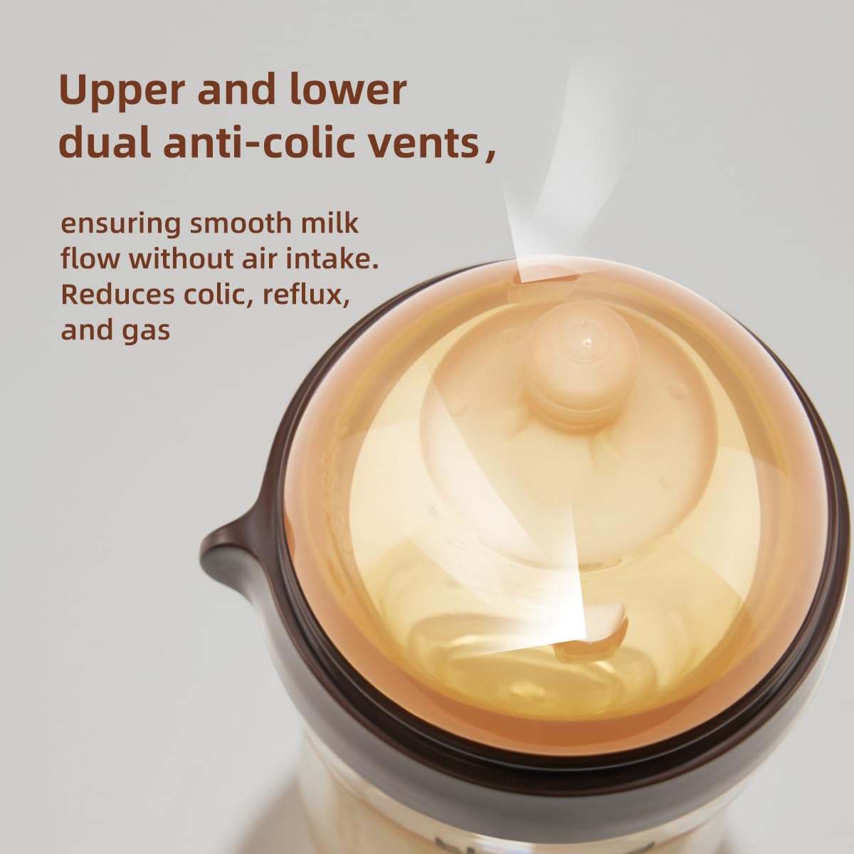 PPSU Natural Breast-Like Bottle with Nipple(7-10 Months),10oz，1pack