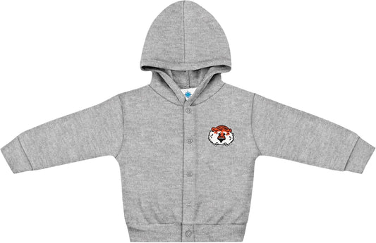 Creative Knitwear College Baby Snap Hooded Jacket - Team Logo, Multiple Colors, for Boys & Girls, (0-24 Months)