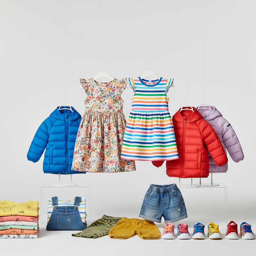 real photo of kids clothes